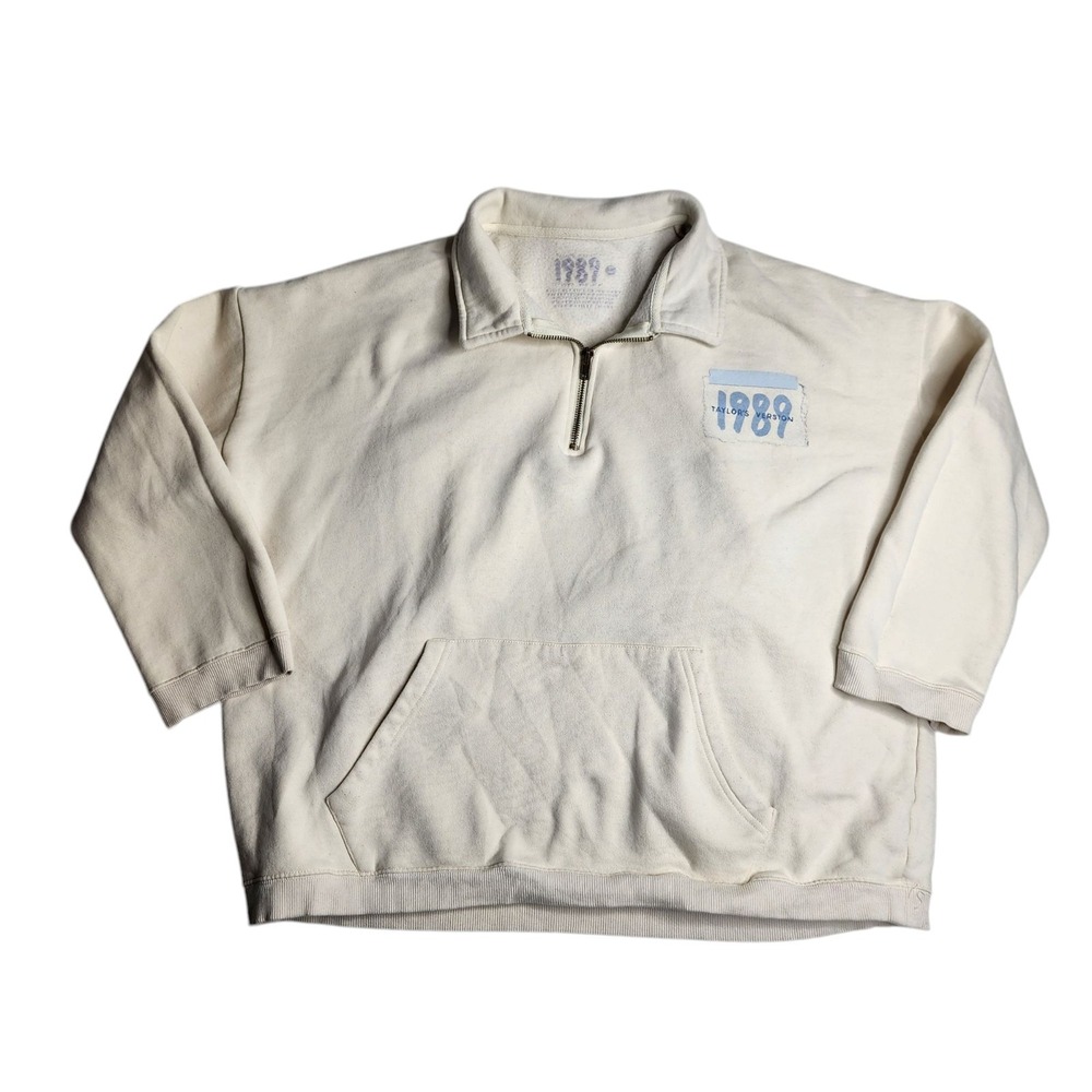 Taylor Swift 1989 We Found Wonderland Quarter Zip Pullover Size‎ Large